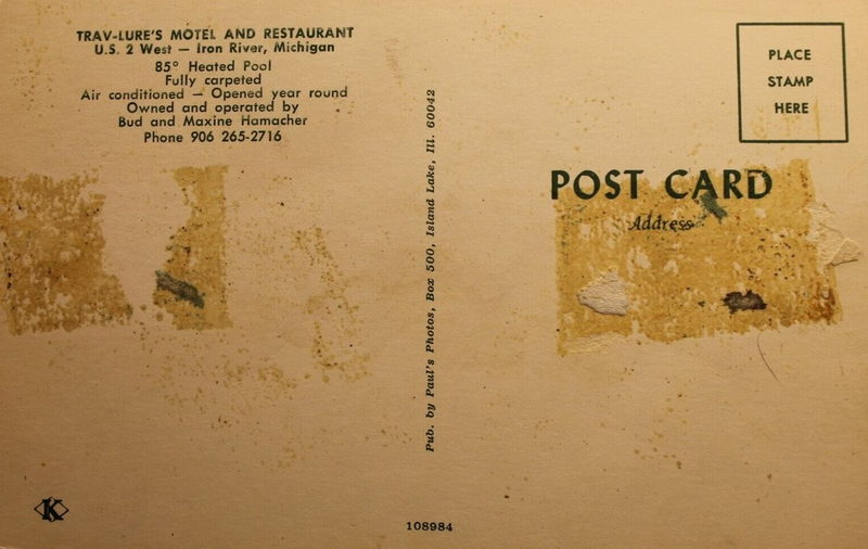 Trav-Lures Motel - Vintage Postcard (newer photo)